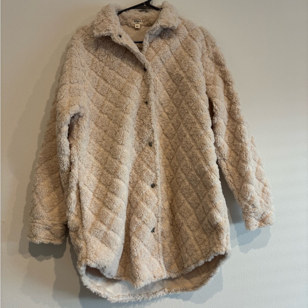 Dylan Sherpa quilted jacket medium